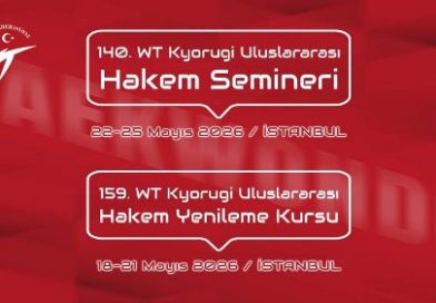 Dünya Taekwondo Federasyonu ve Türkiye Taekwondo Federasyonu iş birliğiyle,